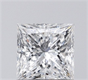 Natural Diamond 1.03 Carats, Princess with  Cut, E Color, VS2 Clarity and Certified by GIA