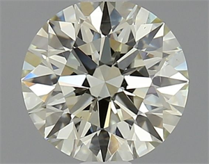 Picture of Natural Diamond 0.90 Carats, Round with Excellent Cut, K Color, VS2 Clarity and Certified by IGI