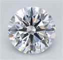 Lab Grown Diamond 3.64 Carats, Round with Ideal Cut, F Color, VVS1 Clarity and Certified by IGI