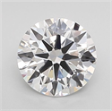 Lab Grown Diamond 1.31 Carats, Round with Ideal Cut, D Color, VS2 Clarity and Certified by IGI