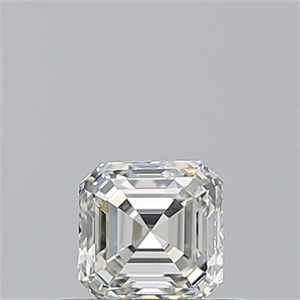 Foto Diamante Natural 0.51 quilates, Asscher , Color J, claridad IF y certificado GIA de