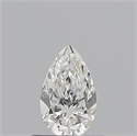 Diamante Natural 0.50 quilates, De pera , Color G, claridad SI1 y certificado GIA