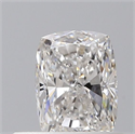 Diamante Natural 0.52 quilates, Del cojín , Color F, claridad SI1 y certificado GIA