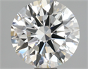 Del inventario de diamantes de laboratorio, 2.01 quilates, Redondo , Color F, claridad VVS2 y certificado IGI