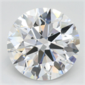 Lab Grown Diamond 4.77 Carats, Round with Excellent Cut, D Color, VVS1 Clarity and Certified by GIA