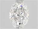 Natural Diamond 0.70 Carats, Oval with  Cut, D Color, VS2 Clarity and Certified by GIA