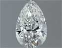 Natural Diamond 0.80 Carats, Pear with  Cut, H Color, VS1 Clarity and Certified by GIA