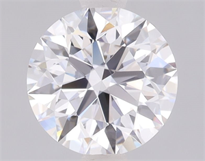 Picture of Lab Grown Diamond 1.70 Carats, Round with Ideal Cut, D Color, IF Clarity and Certified by IGI
