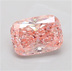 Picture of Lab Grown Diamond 2.02 Carats, CUSHION MODIFIED with  Cut, Fancy Vivid Pink Color, VS1 Clarity and Certified by IGI