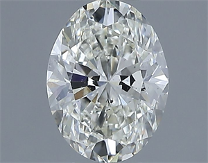 Picture of Natural Diamond 1.01 Carats, Oval with  Cut, I Color, SI1 Clarity and Certified by IGI
