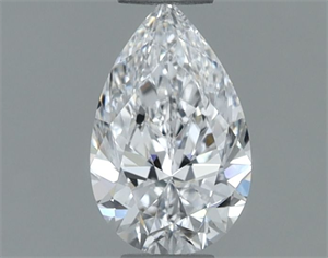 Foto Diamante Natural 0.50 quilates, De pera , Color D, claridad VVS2 y certificado GIA de