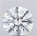 Del inventario de diamantes de laboratorio, 10.01 quilates, Redondo , Color F, claridad VVS2 y certificado IGI