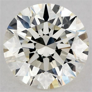Picture of Natural Diamond 0.71 Carats, Round with Excellent Cut, L Color, VVS1 Clarity and Certified by GIA