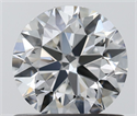 Natural Diamond 0.77 Carats, Round with Excellent Cut, F Color, VS1 Clarity and Certified by IGI
