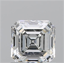 Natural Diamond 1.01 Carats, Asscher with  Cut, H Color, VS2 Clarity and Certified by GIA