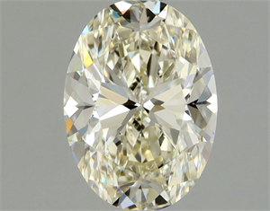 Picture of Natural Diamond 1.00 Carats, Oval with  Cut, K Color, VVS2 Clarity and Certified by GIA