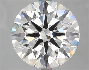 Picture of Lab Grown Diamond 5.09 Carats, Round with Ideal Cut, D Color, VVS2 Clarity and Certified by IGI