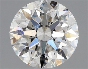 Picture of Natural Diamond 1.10 Carats, Round with Excellent Cut, G Color, SI2 Clarity and Certified by GIA