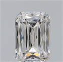 Natural Diamond 0.73 Carats, Radiant with  Cut, G Color, VVS1 Clarity and Certified by GIA