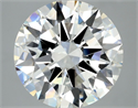 Natural Diamond 4.50 Carats, Round with Excellent Cut, I Color, VS1 Clarity and Certified by GIA