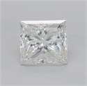 Natural Diamond 1.21 Carats, Princess with  Cut, H Color, VS1 Clarity and Certified by GIA