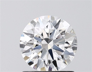Picture of Lab Grown Diamond 1.04 Carats, Round with Ideal Cut, D Color, VVS2 Clarity and Certified by IGI