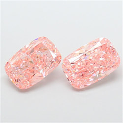 Picture of Lab Grown Diamond 5.00 Carats, CUSHION MODIFIED with  Cut, Fancy Vivid Pink Color, VS1 Clarity and Certified by IGI