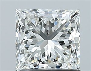 Picture of Natural Diamond 1.01 Carats, Princess with  Cut, I Color, VVS2 Clarity and Certified by GIA