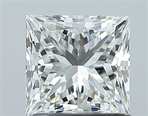 Picture of Natural Diamond 1.01 Carats, Princess with  Cut, I Color, VVS2 Clarity and Certified by GIA