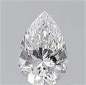 Natural Diamond 0.60 Carats, Pear with  Cut, D Color, VS1 Clarity and Certified by GIA