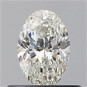 Natural Diamond 0.41 Carats, Oval with  Cut, I Color, VS1 Clarity and Certified by GIA