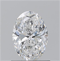 Natural Diamond 0.90 Carats, Oval with  Cut, E Color, VS1 Clarity and Certified by GIA