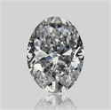 Natural Diamond 1.51 Carats, Oval with  Cut, D Color, SI1 Clarity and Certified by GIA