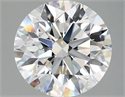 Del inventario de diamantes de laboratorio, 3.03 quilates, Redondo , Color F, claridad VVS2 y certificado IGI