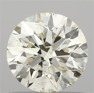 Picture of Natural Diamond 0.90 Carats, Round with Excellent Cut, L Color, SI2 Clarity and Certified by IGI