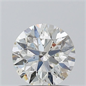 Natural Diamond 1.00 Carats, Round with Excellent Cut, J Color, SI2 Clarity and Certified by GIA