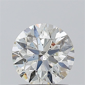 Picture of Natural Diamond 1.00 Carats, Round with Excellent Cut, J Color, SI2 Clarity and Certified by GIA