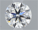 Natural Diamond 0.70 Carats, Round with Very Good Cut, F Color, SI1 Clarity and Certified by GIA