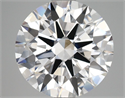 Del inventario de diamantes de laboratorio, 3.95 quilates, Redondo , Color D, claridad VS1 y certificado GIA