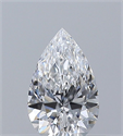 Natural Diamond 0.31 Carats, Pear with  Cut, E Color, VVS2 Clarity and Certified by GIA