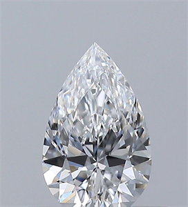Picture of Natural Diamond 0.31 Carats, Pear with  Cut, E Color, VVS2 Clarity and Certified by GIA