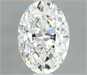 Diamante Natural 0.70 quilates, Ovalado , Color F, claridad VS1 y certificado GIA