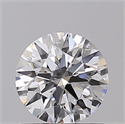 Lab Grown Diamond 1.04 Carats, Round with Ideal Cut, D Color, VVS2 Clarity and Certified by IGI