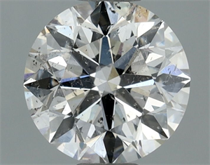 Picture of Natural Diamond 1.04 Carats, Round with Excellent Cut, K Color, I1 Clarity and Certified by GIA