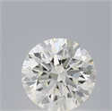 Natural Diamond 0.51 Carats, Round with Excellent Cut, H Color, VVS2 Clarity and Certified by IGI