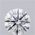 Lab Grown Diamond 2.02 Carats, Round with Ideal Cut, D Color, IF Clarity and Certified by IGI