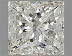 Picture of Natural Diamond 1.70 Carats, Princess with  Cut, I Color, VS2 Clarity and Certified by GIA