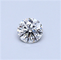 Diamante Natural 0.40 quilates, Redondo , Color E, claridad SI2 y certificado GIA