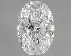 Picture of Natural Diamond 0.70 Carats, Oval with  Cut, F Color, SI1 Clarity and Certified by GIA