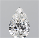 Natural Diamond 0.71 Carats, Pear with  Cut, G Color, VS1 Clarity and Certified by GIA